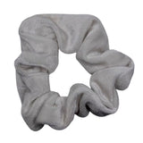 Pearl White Velvet Scrunchie