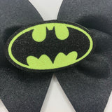 Batman Glitter Bow