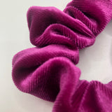 Magenta Velvet Scrunchie