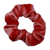 Coral Peach Velvet Scrunchie